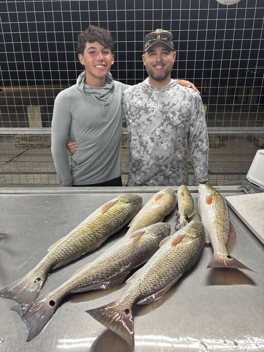 Matagorda redfish limits make for excellent table fare!