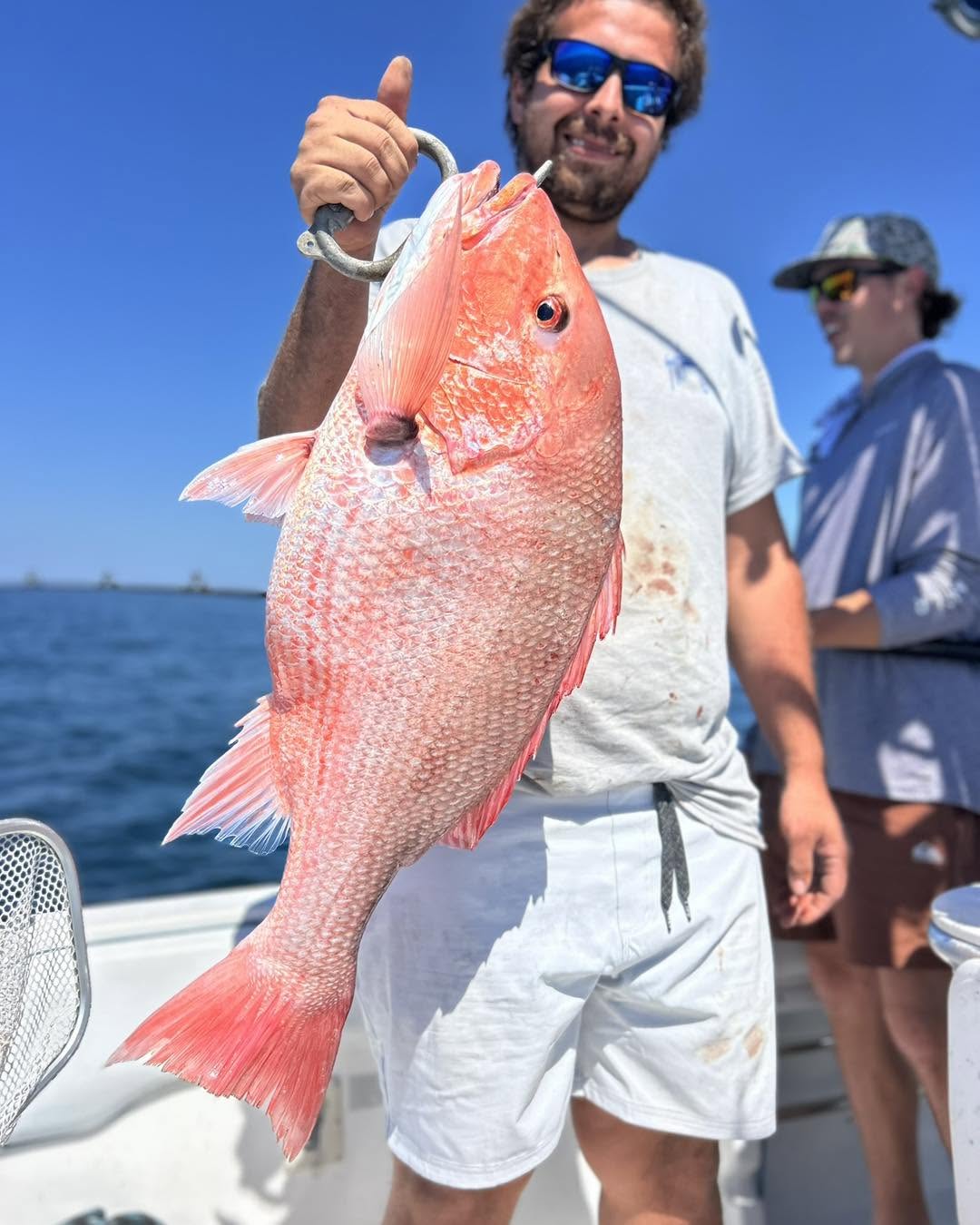 Bright Red Snapper Offshore Fishing Catch