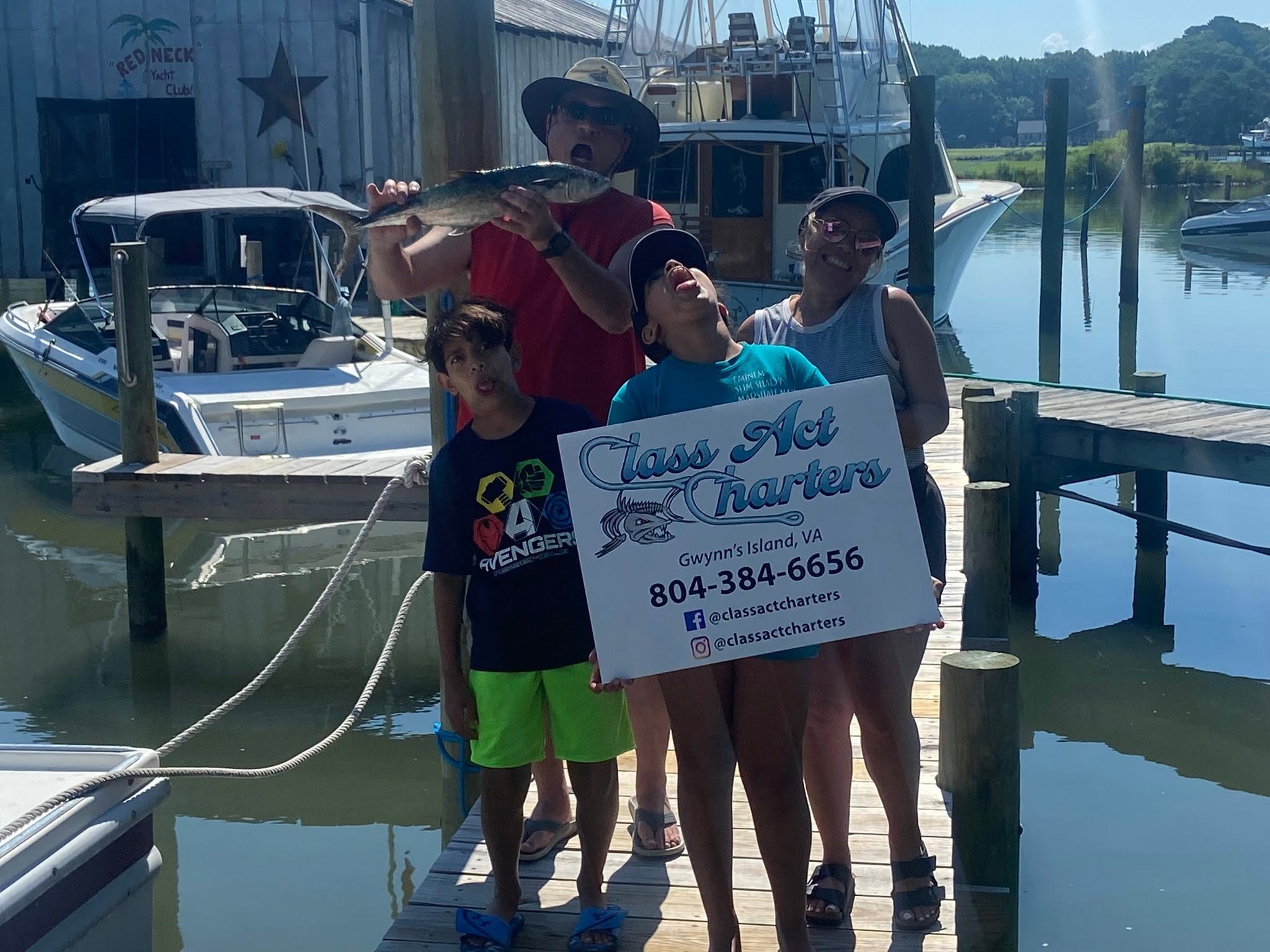 Playful Spanish Mackerel Catch