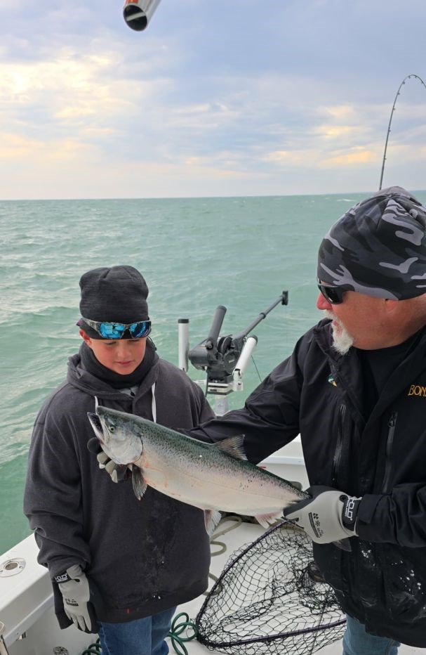 Proud Salmon Catch