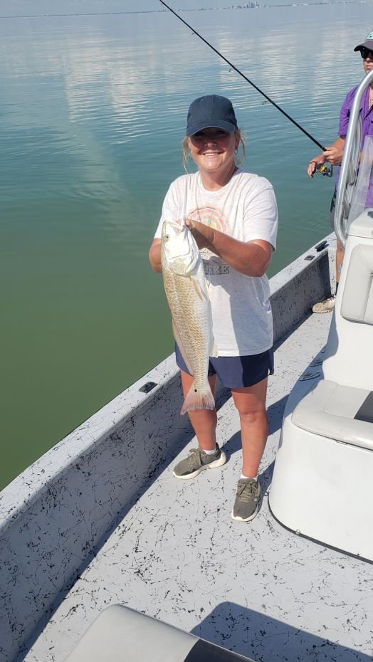 Strong redfish morning on the bay!