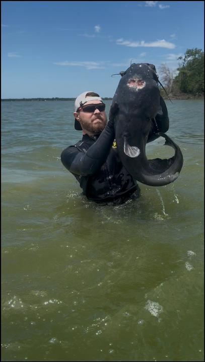 Monster catfish landed at Lake Tawakoni!