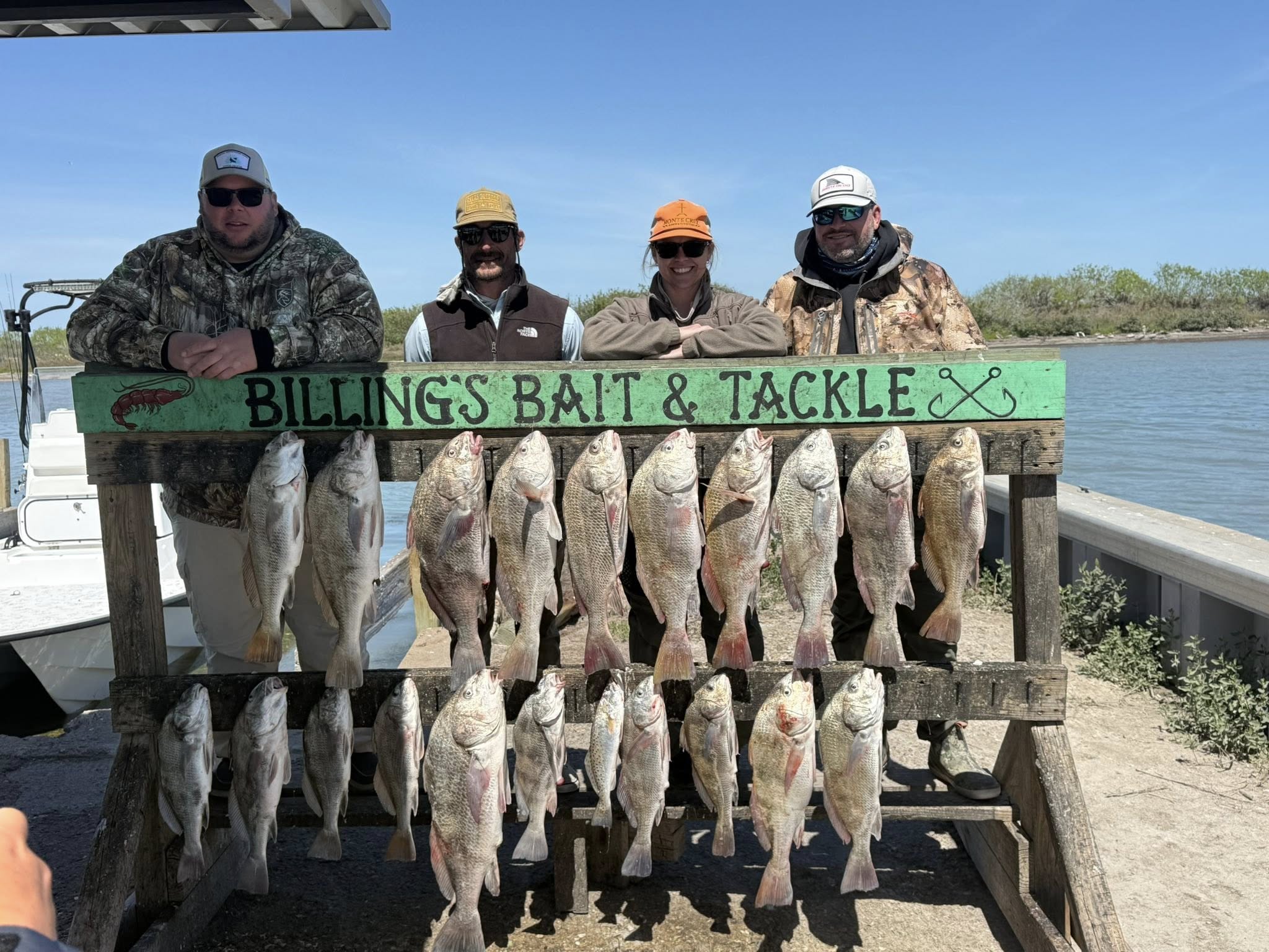 Incredible black drum haul from Corpus Christi waters!