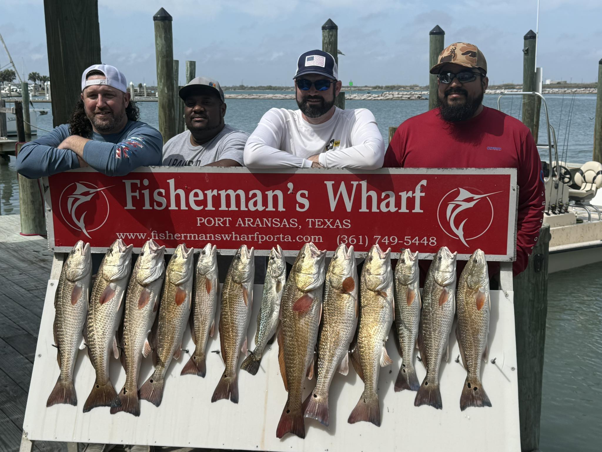 Corpus Christi redfish and speckled trout making memories!