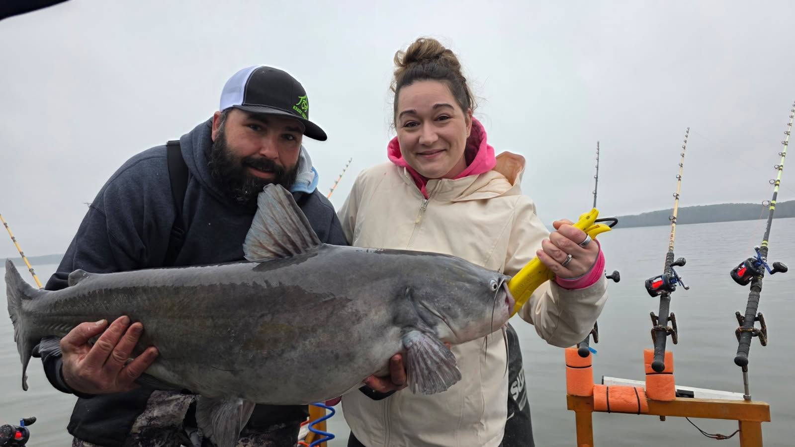Blue catfish success in Mocksville NC waters!