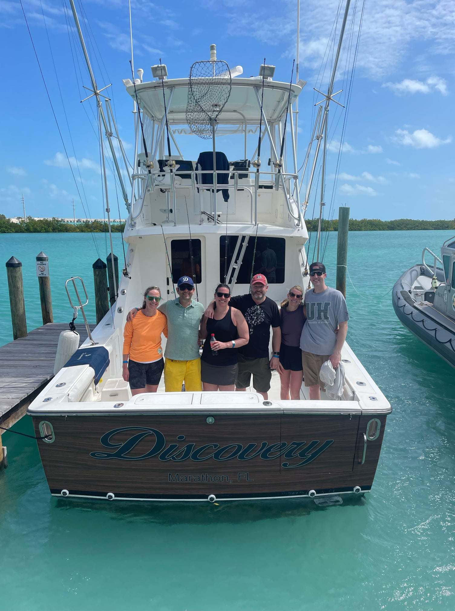 Smiling crew aboard Discovery!