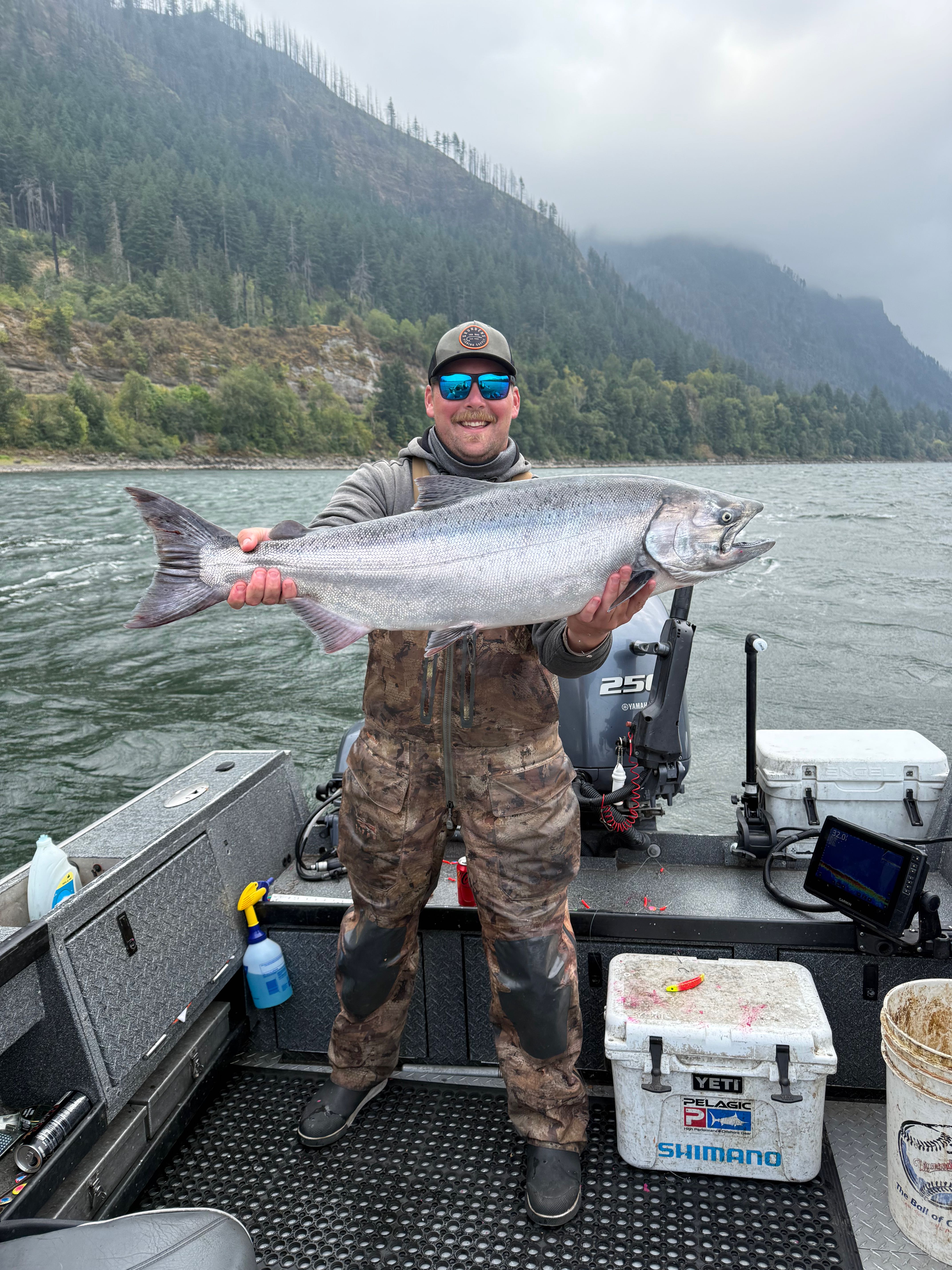 Beautiful Portland Chinook salmon makes for an amazing day!