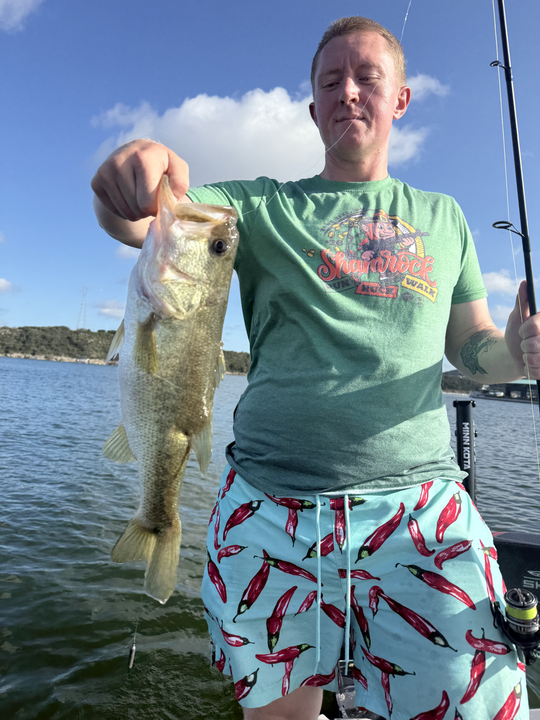Nice bass catch at Lake Austin today!
