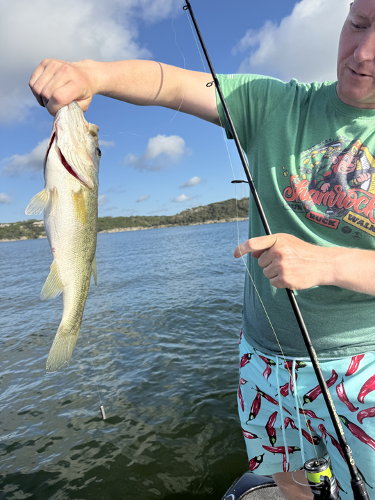 Successful catch at Lake Austin!