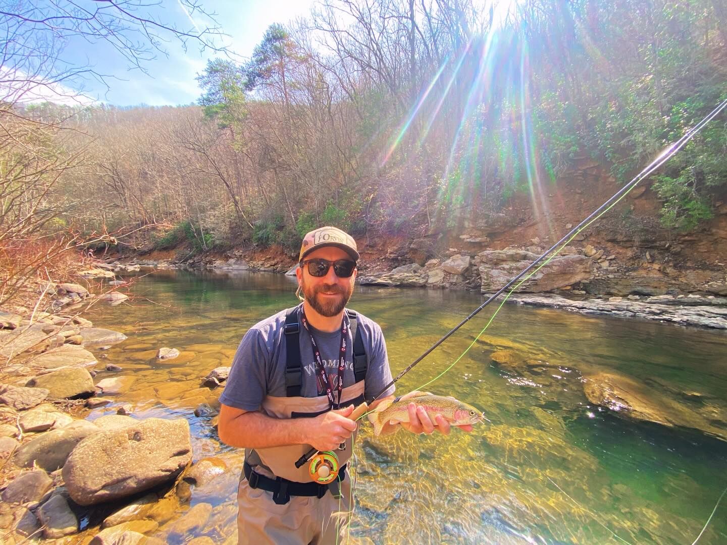 Beautiful trout from Chattanooga waters!