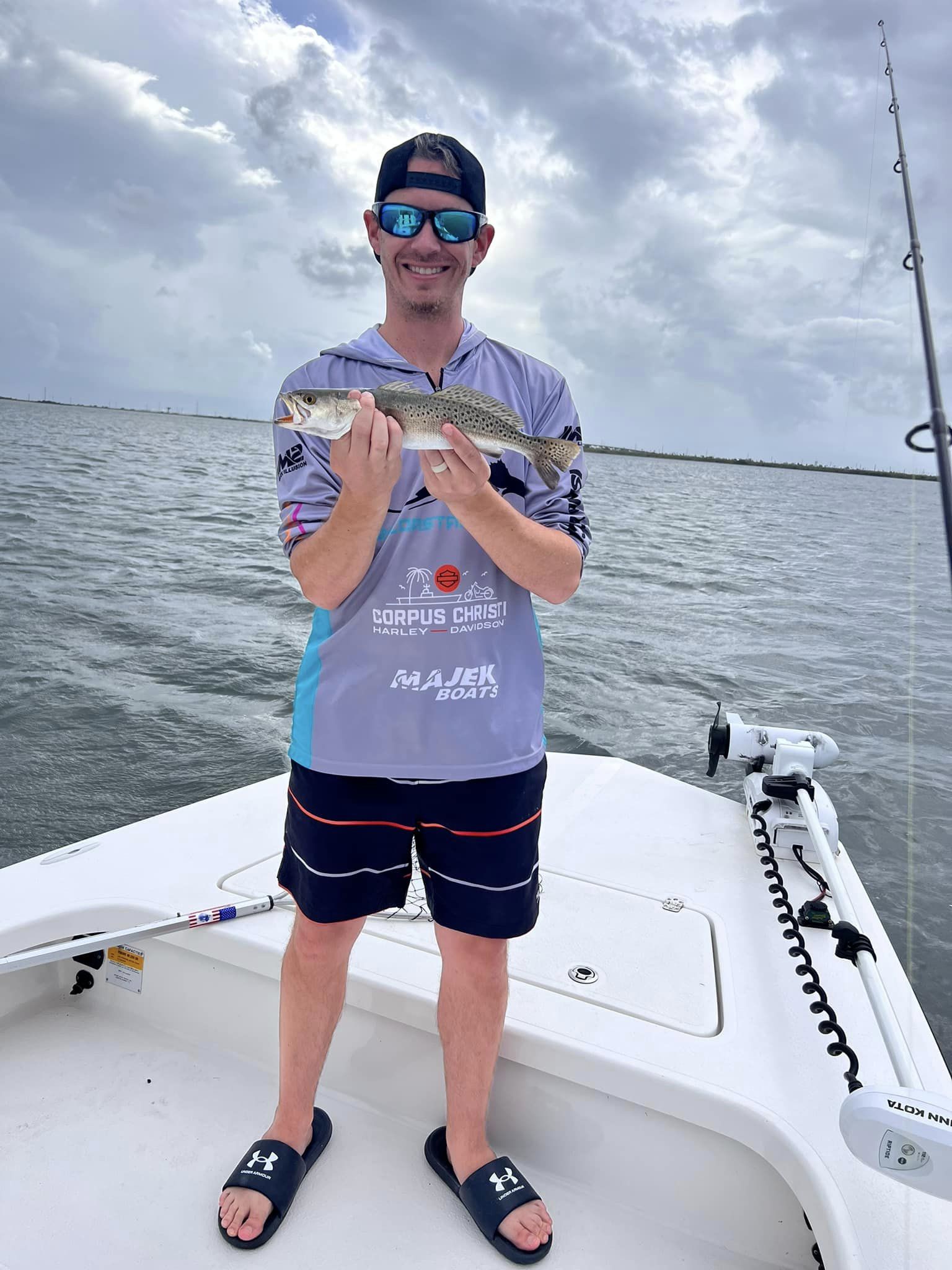 Speckled trout galore in Port Aransas waters.