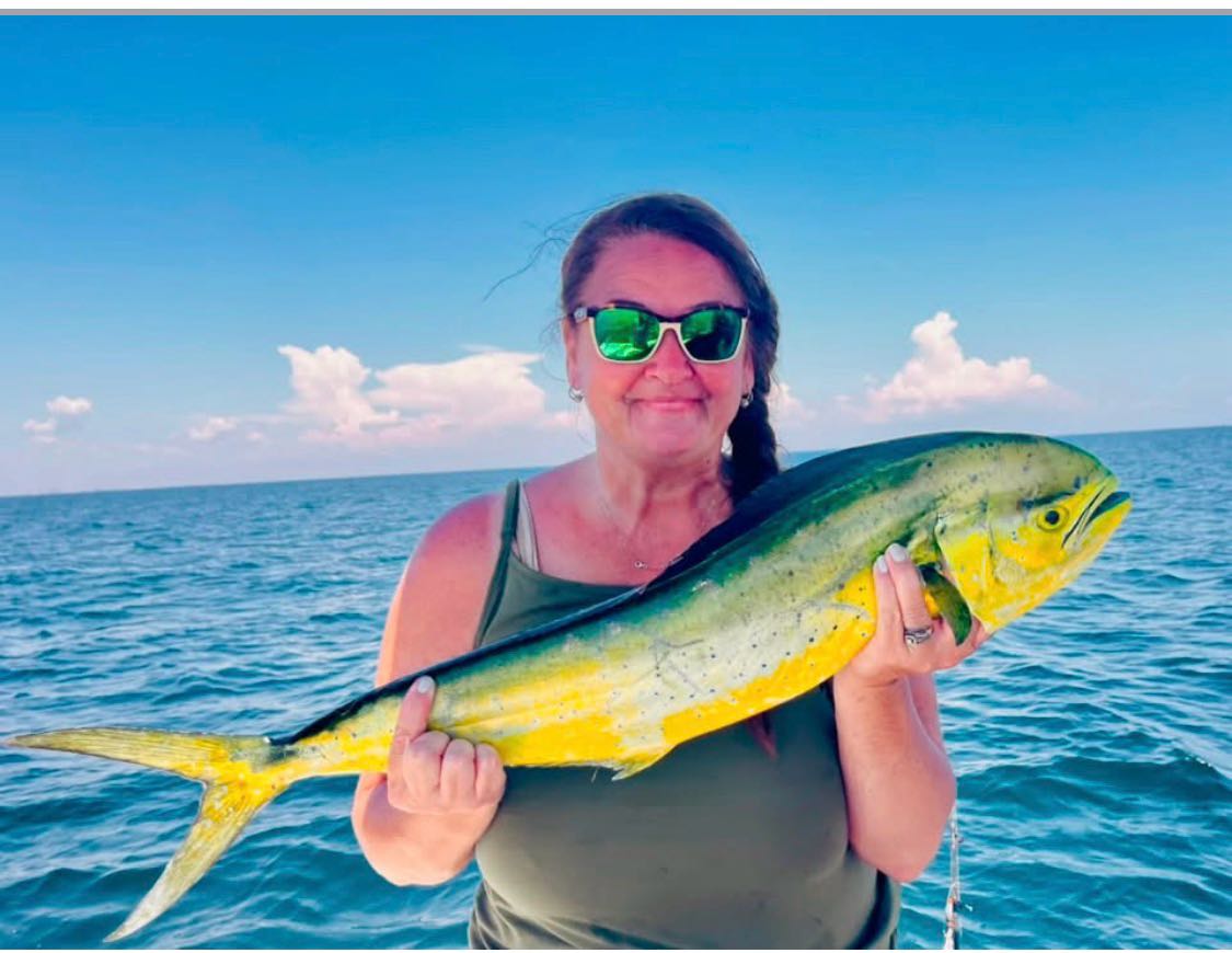 Beautiful mahi mahi caught in Panama City FL!