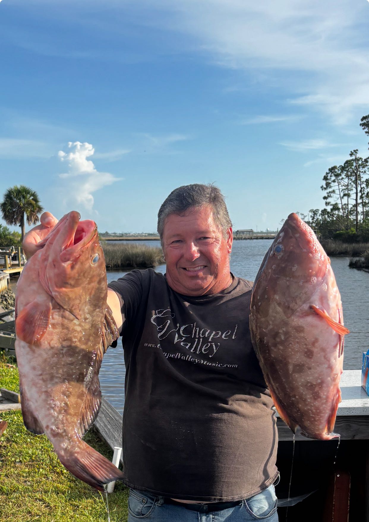 Double red grouper success in Panama City FL!