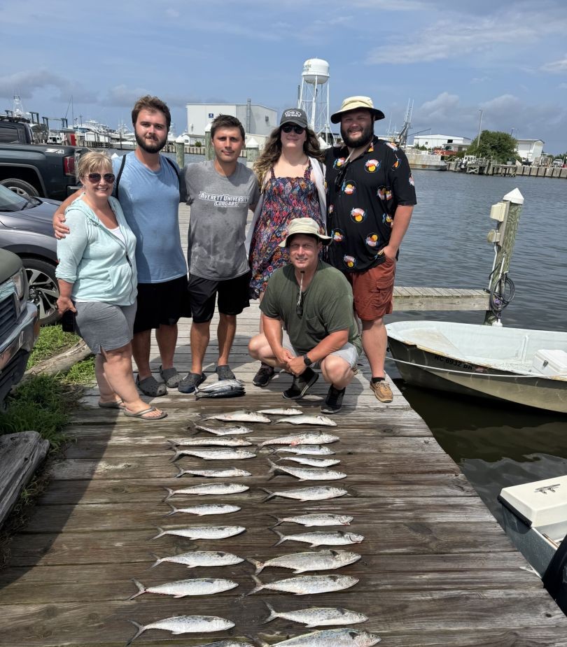 Spanish Mackerel caught in Wanchese, NC with Sea Jay Charters!