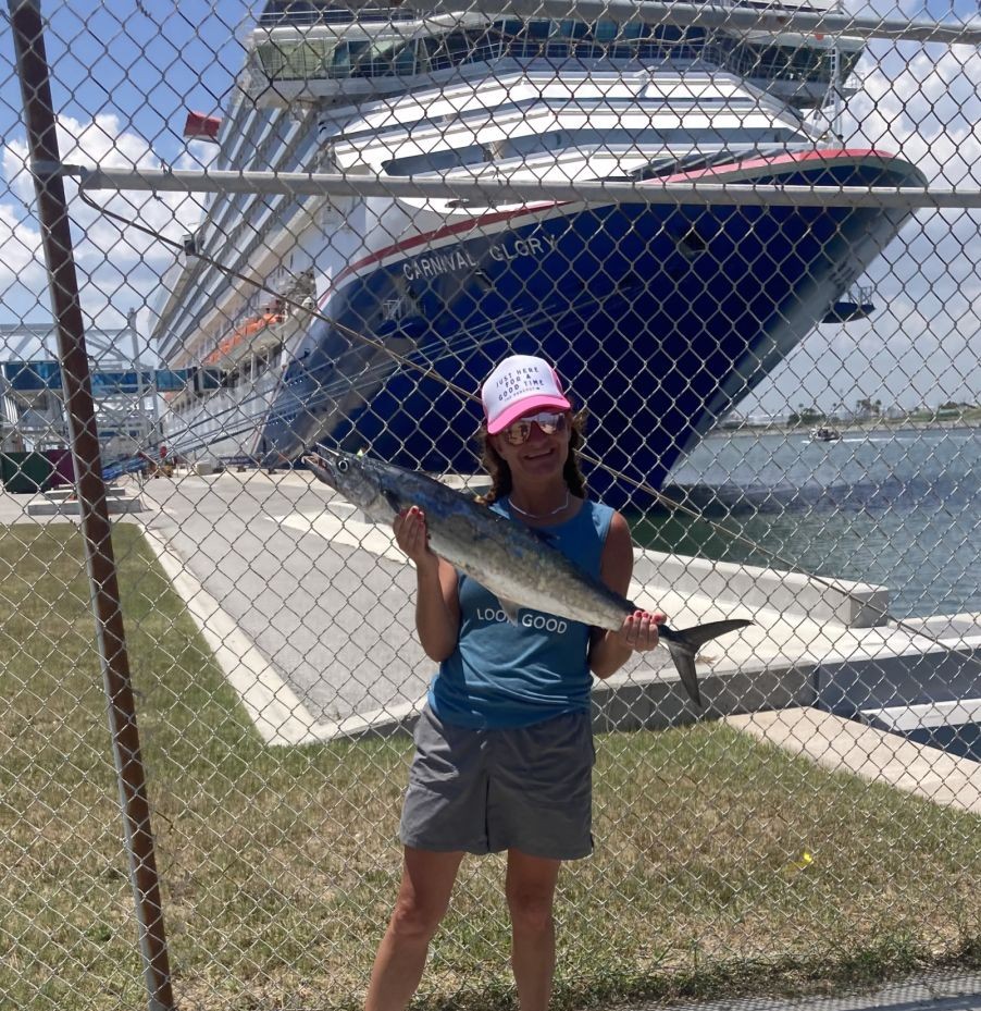 Smooth seas at the port.