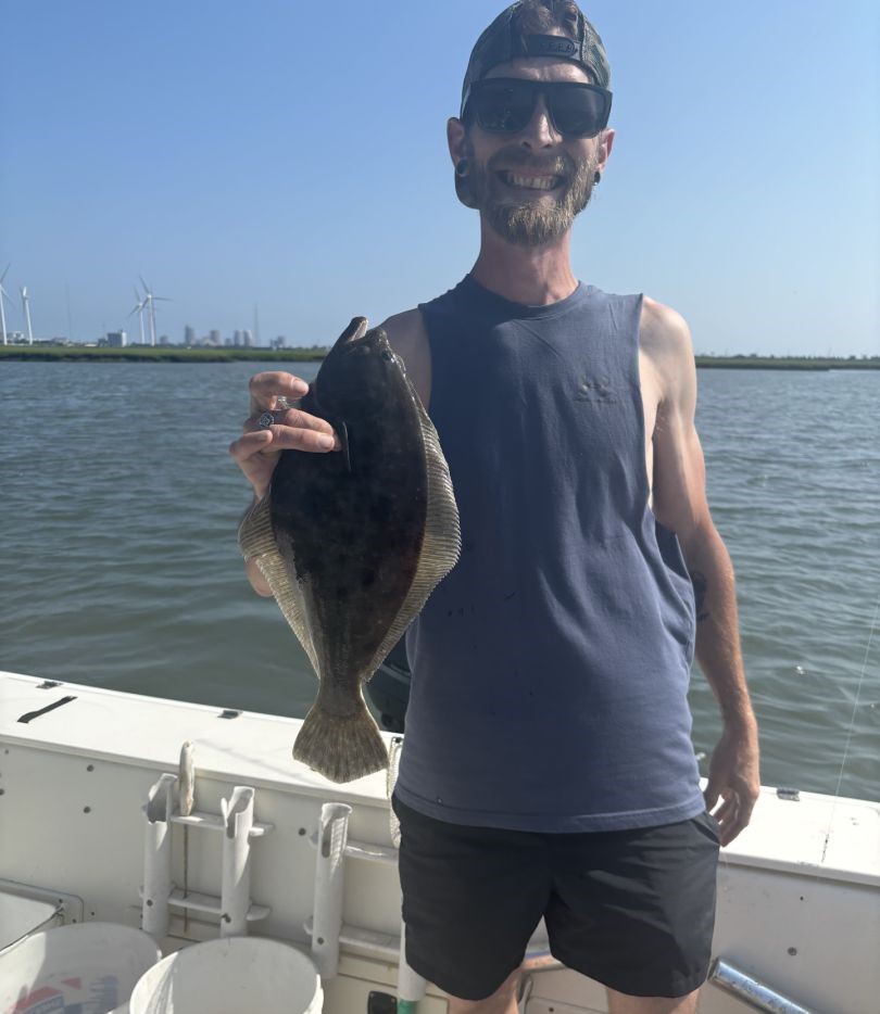 Quality flounder catch on an inshore fishing trip