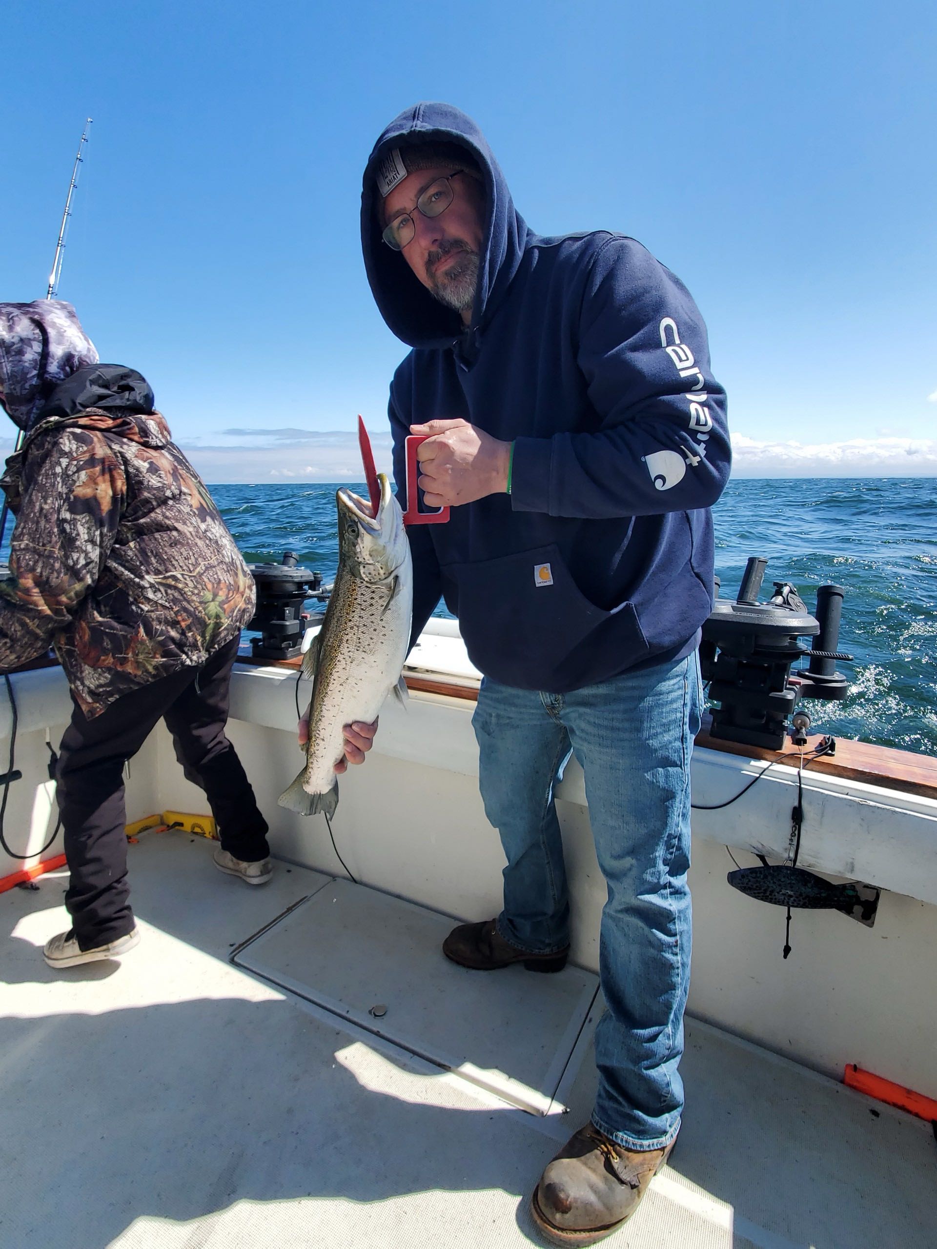 Fresh Atlantic salmon caught in Mexico NY waters!