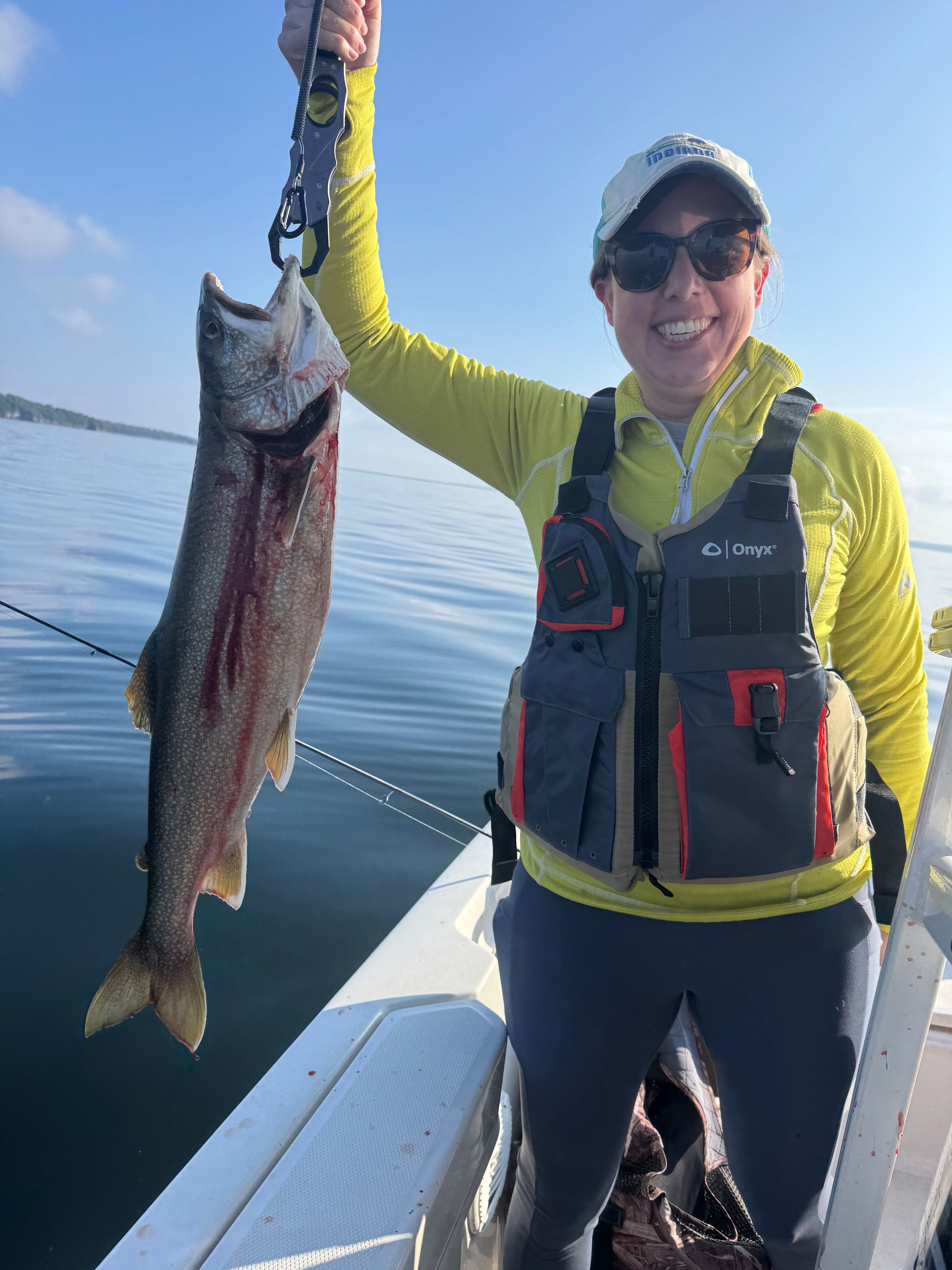 Beautiful Lake Trout from Peru NY waters!