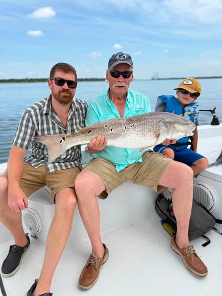 Reel in redfish, speckled trout, and flounder on a Charleston, SC inshore fishing trip designed for fun, learning, and unforgettable family moments.