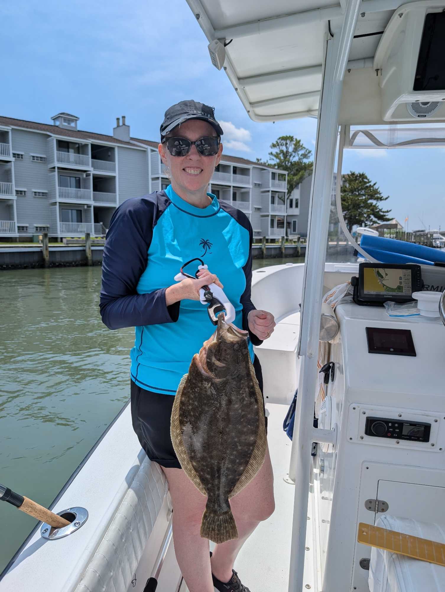Nice Chincoteague summer flounder from today's fishing tour!