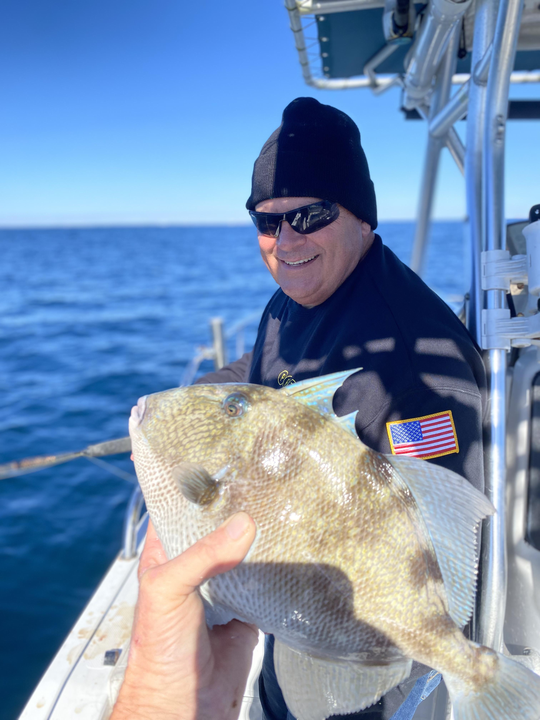 Grey triggerfish from Pensacola Bay makes the trip worthwhile!
