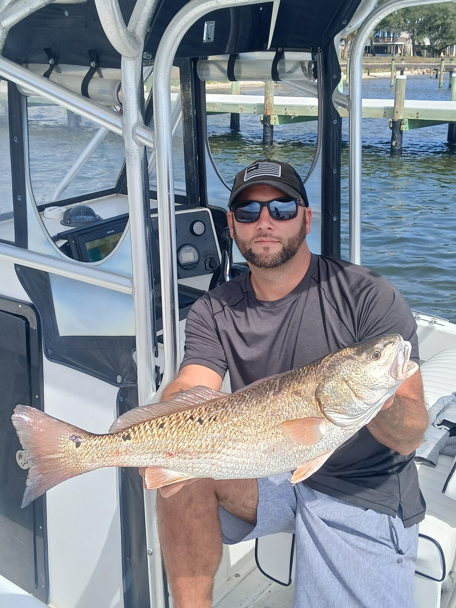 Beautiful Pensacola Beach redfish ready for the cooler!