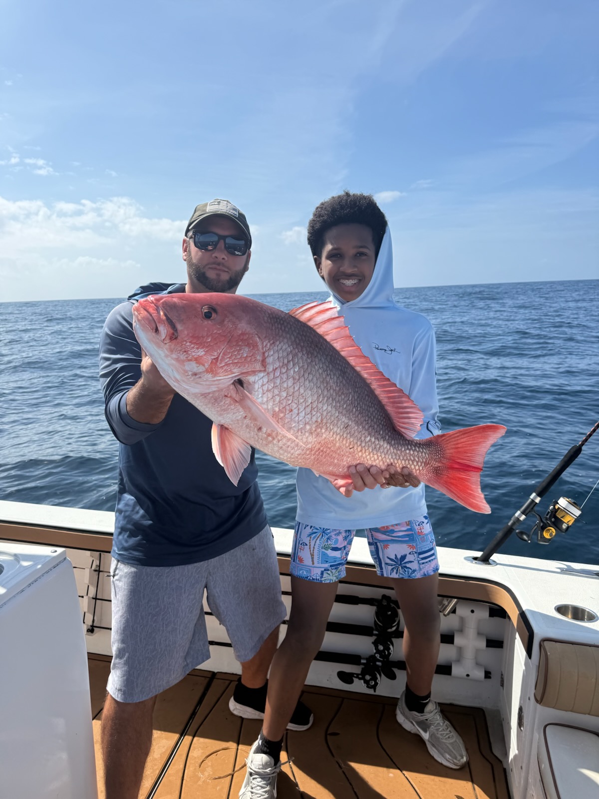 Beautiful red snapper caught in Pensacola Beach waters!