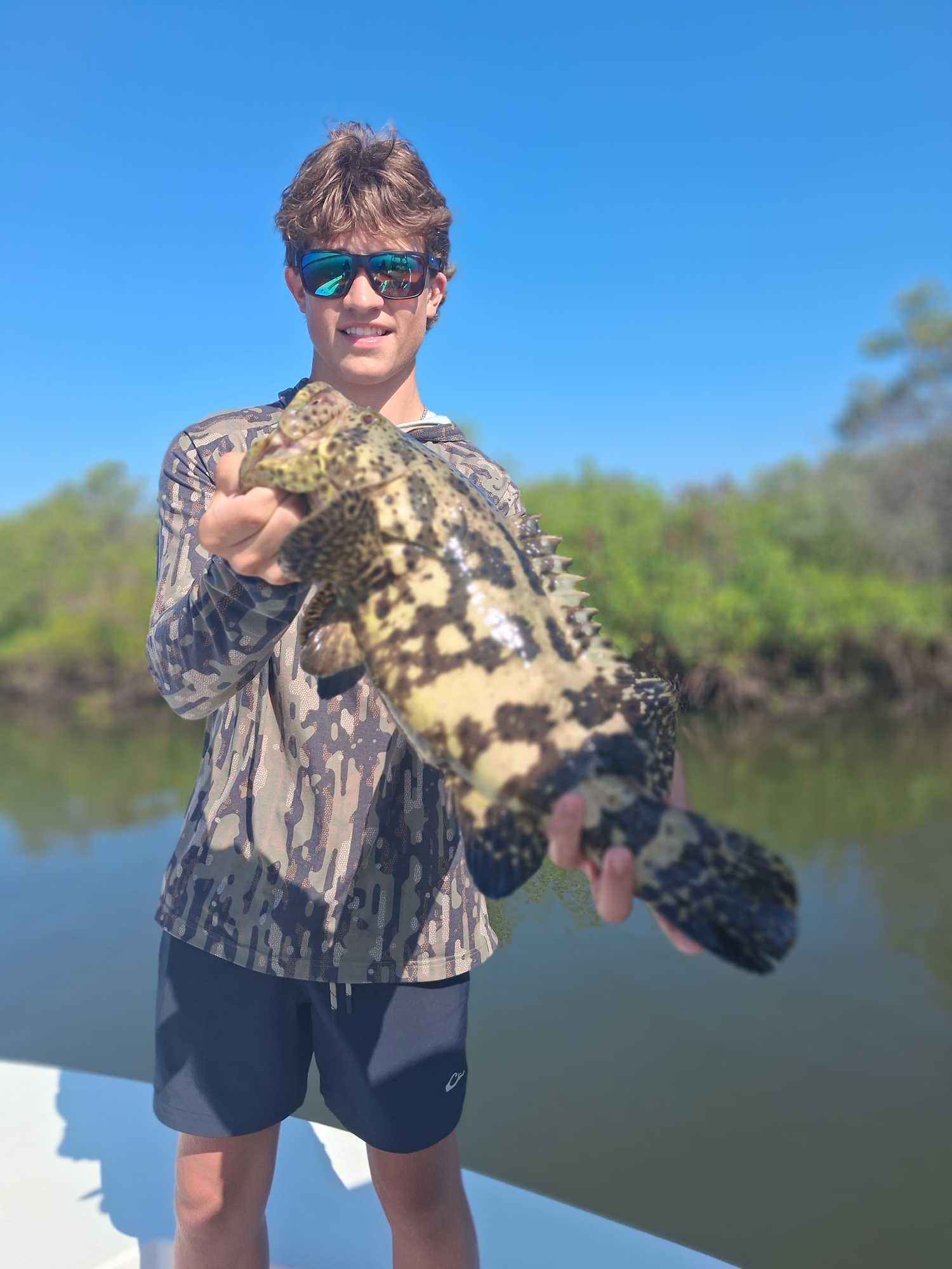 Massive Goliath Grouper from Port Orange waters!