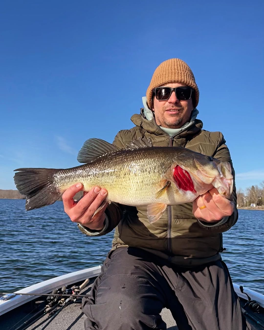 Trophy Largemouth Bass Catch