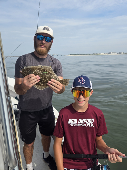 Nice Avalon summer flounder brought to the boat!