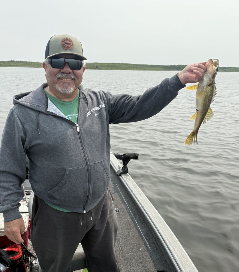 Warming up with a Trout - Duluth, MN.