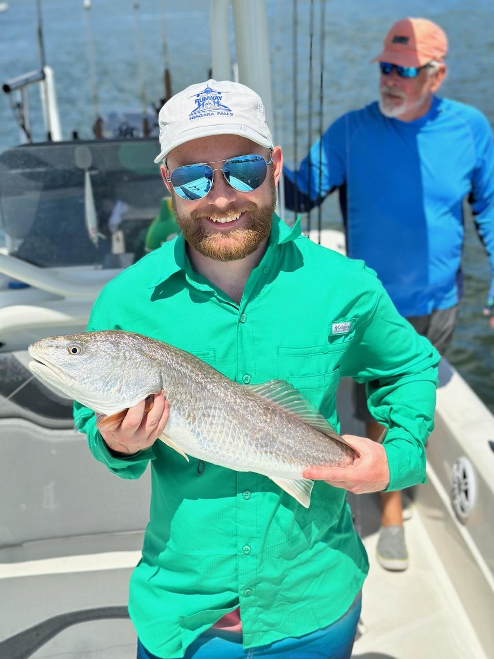 Beautiful Edgewater redfish makes for a perfect catch!