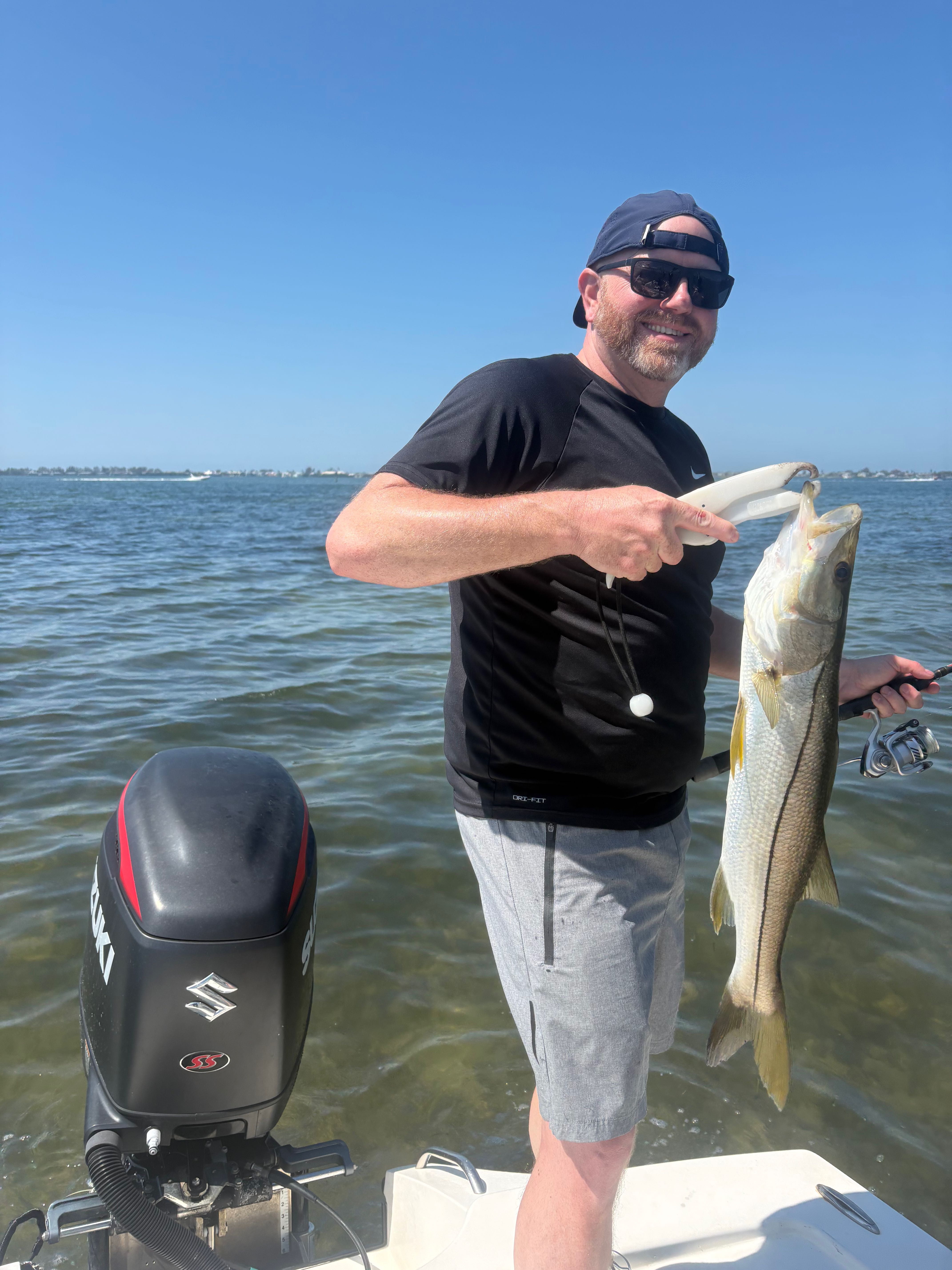 Nice snook caught in Holmes Beach Florida!