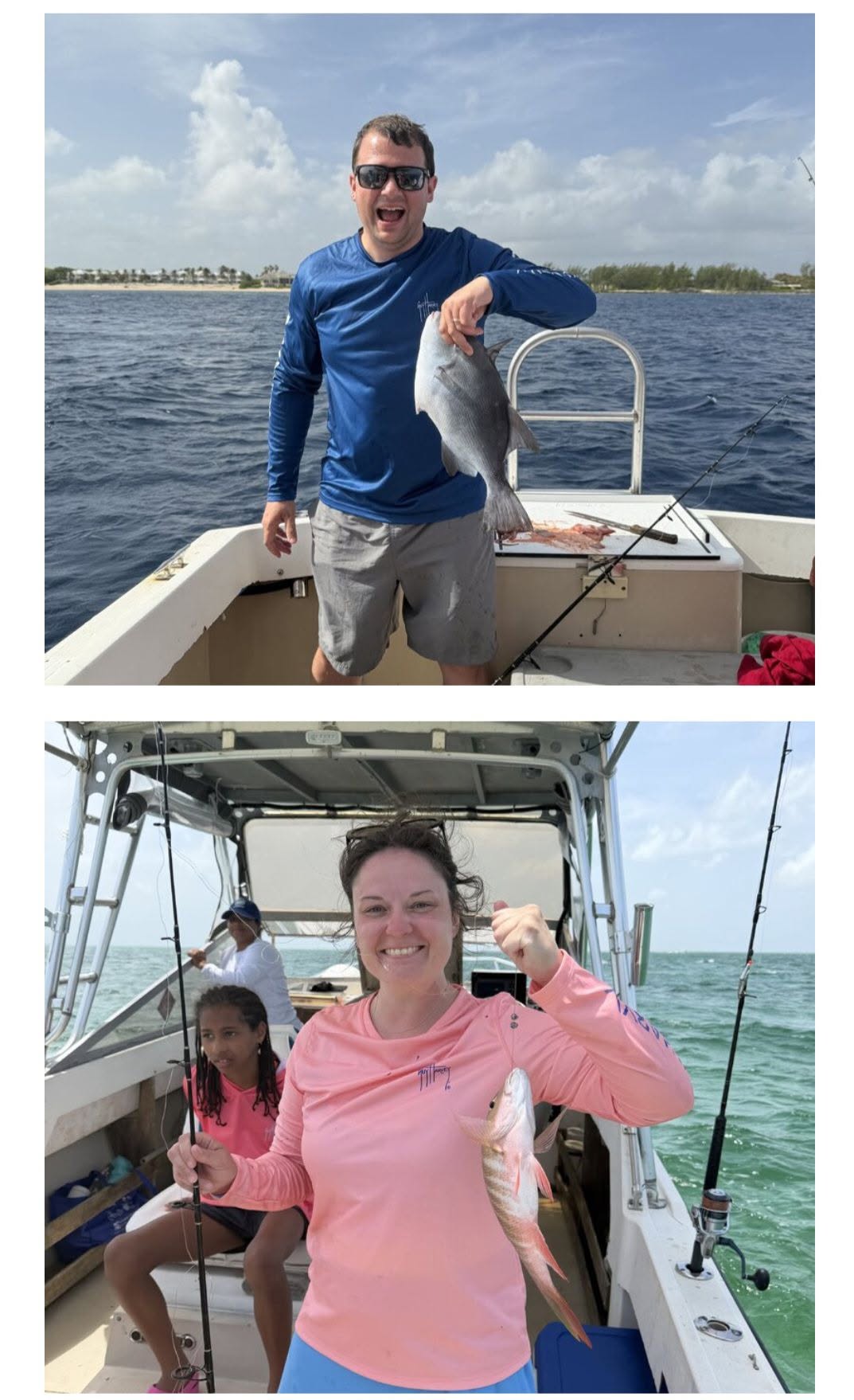 Great catches in West Bay waters today!