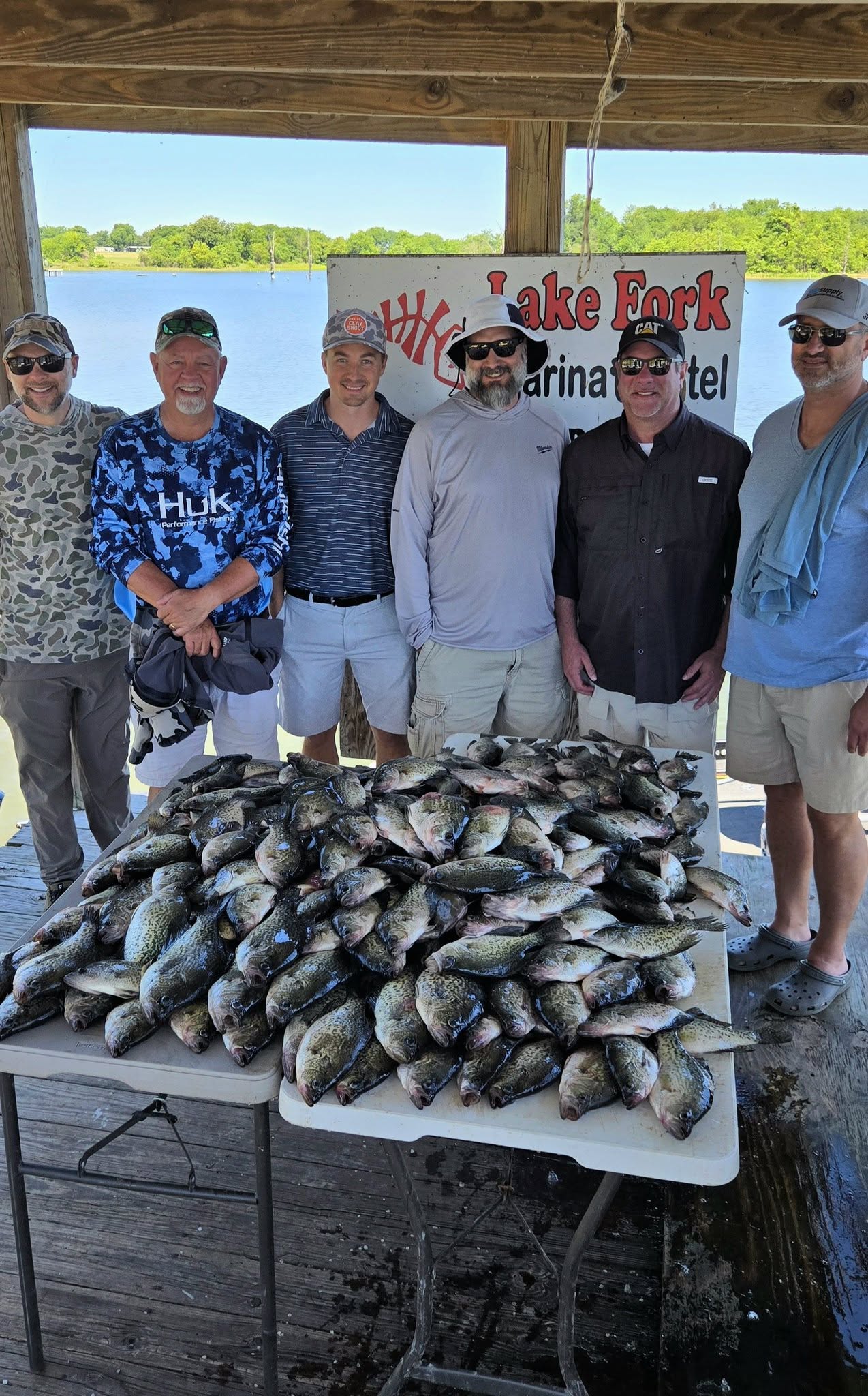 Epic Lake Fork crappie fishing haul
