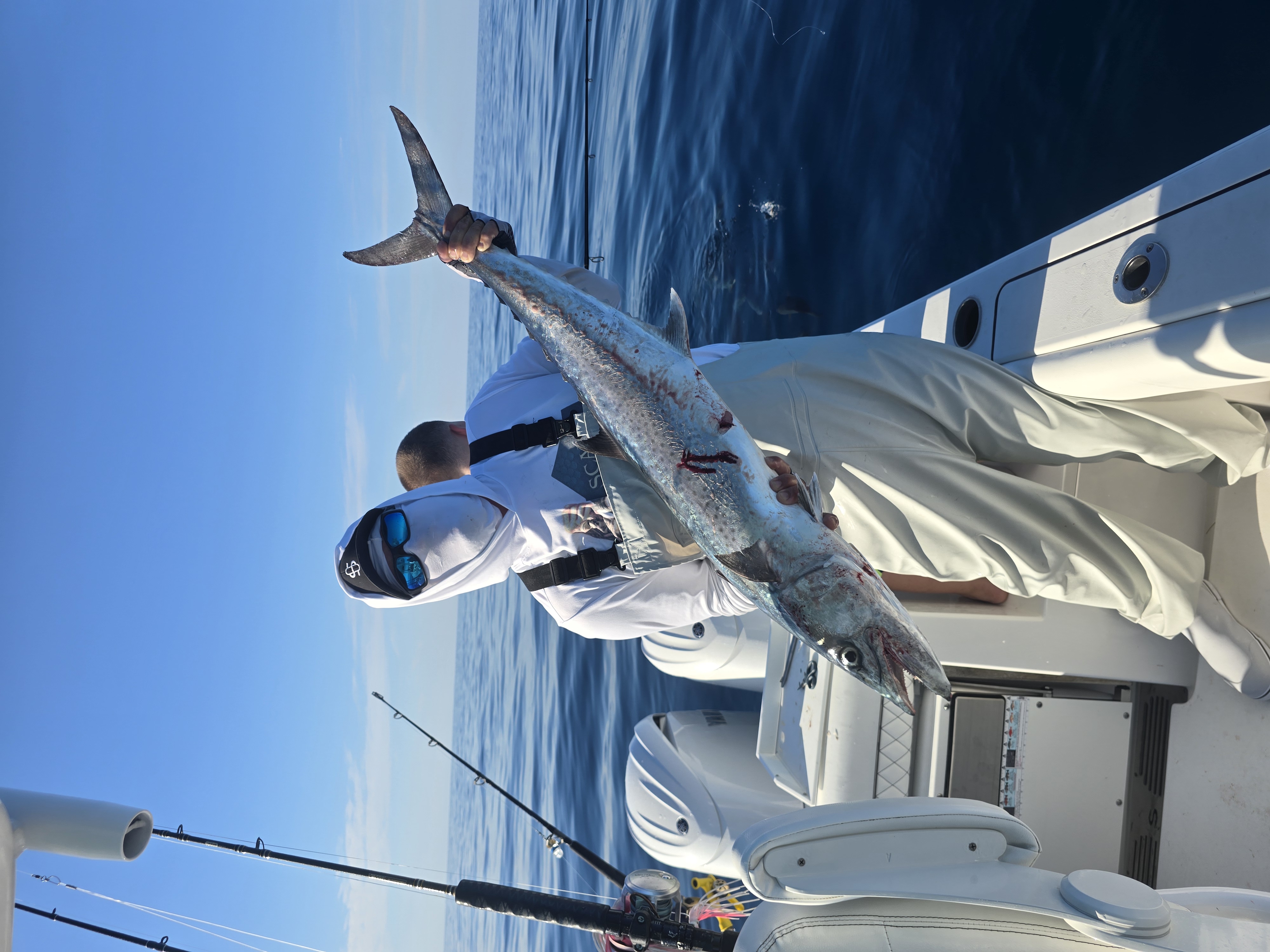 Beautiful King Mackerel caught in Key Biscayne waters!