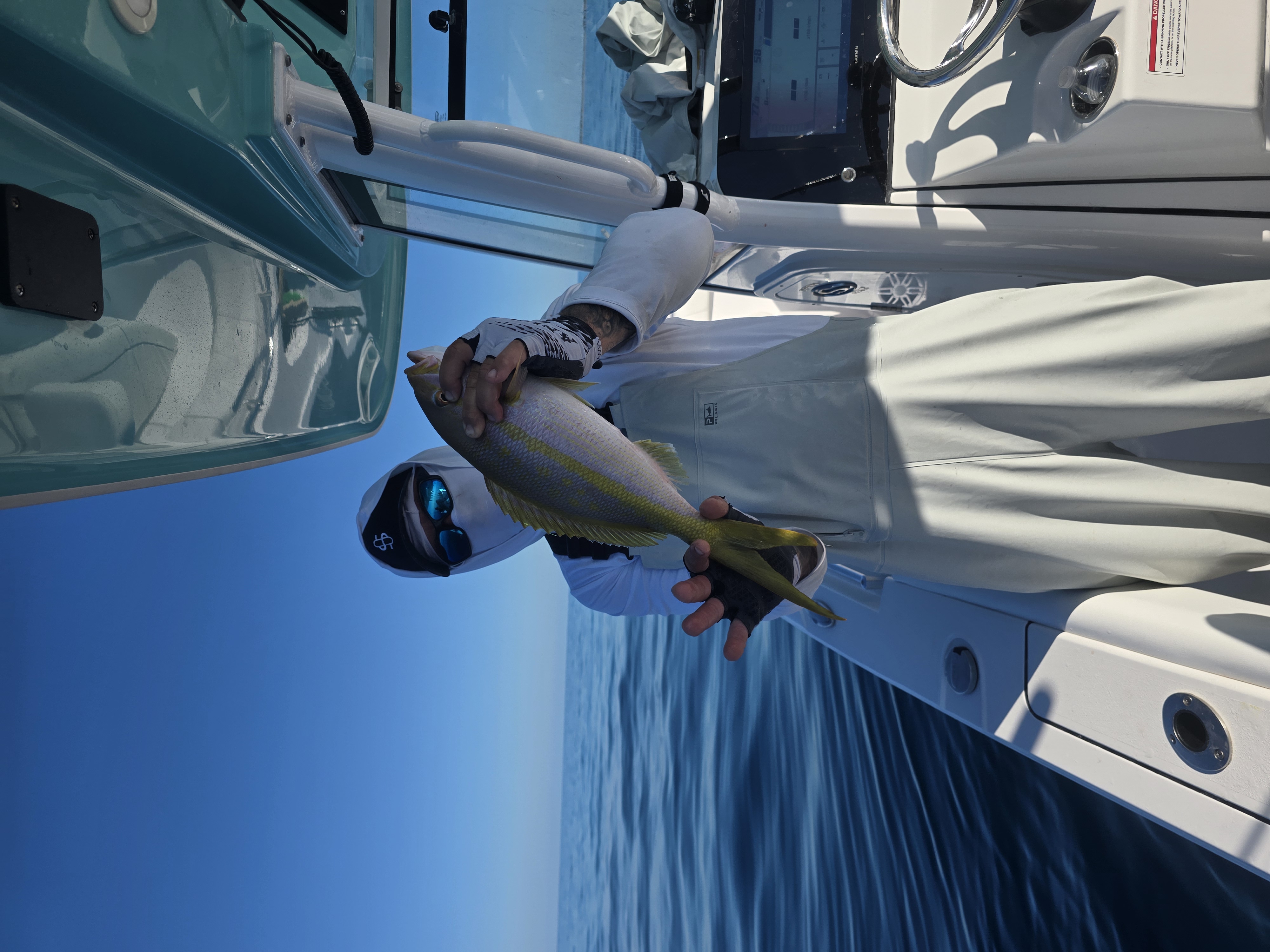 Beautiful yellowfin tuna caught in Key Biscayne waters!