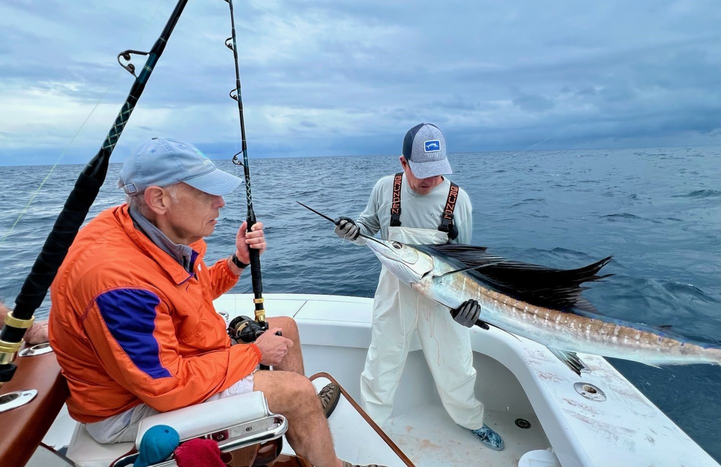 Powerful sailfish catch