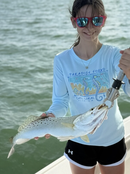 Beautiful speckled trout from Cape Coral waters!