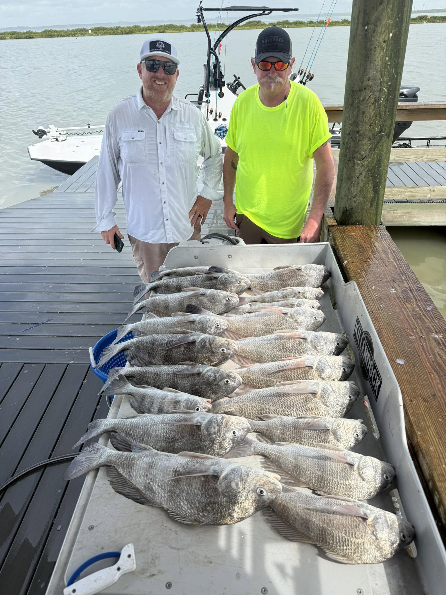 Black drum success in Corpus Christi TX!