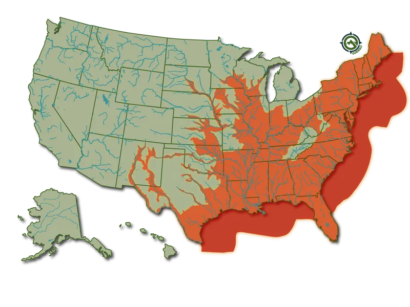American Eel United States Heatmap