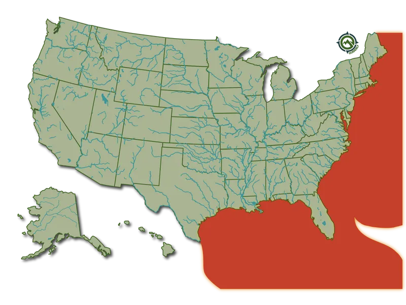 Atlantic Bluefin Tuna Fish United States Fishing Heatmap