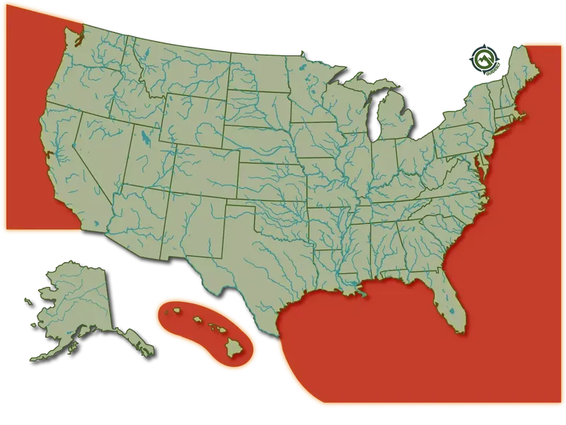 Mahi-Mahi Map of Habitat