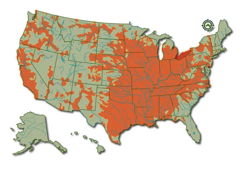 Crappie Distribution Map