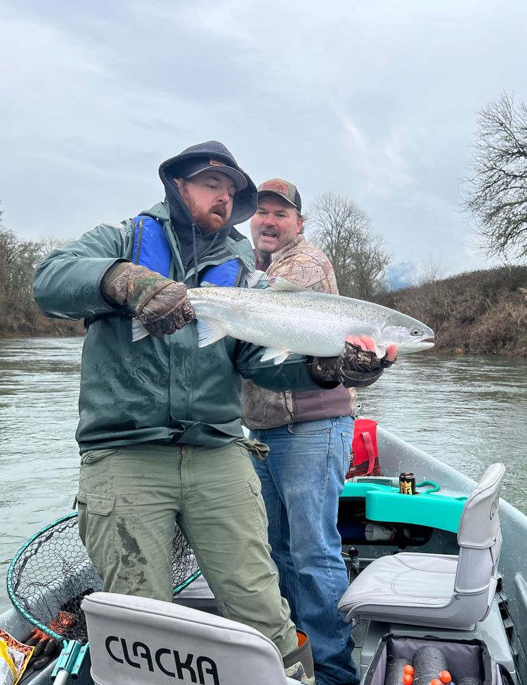 Water is shaping up and winter steelhead is in full swing. We have dates available into late March