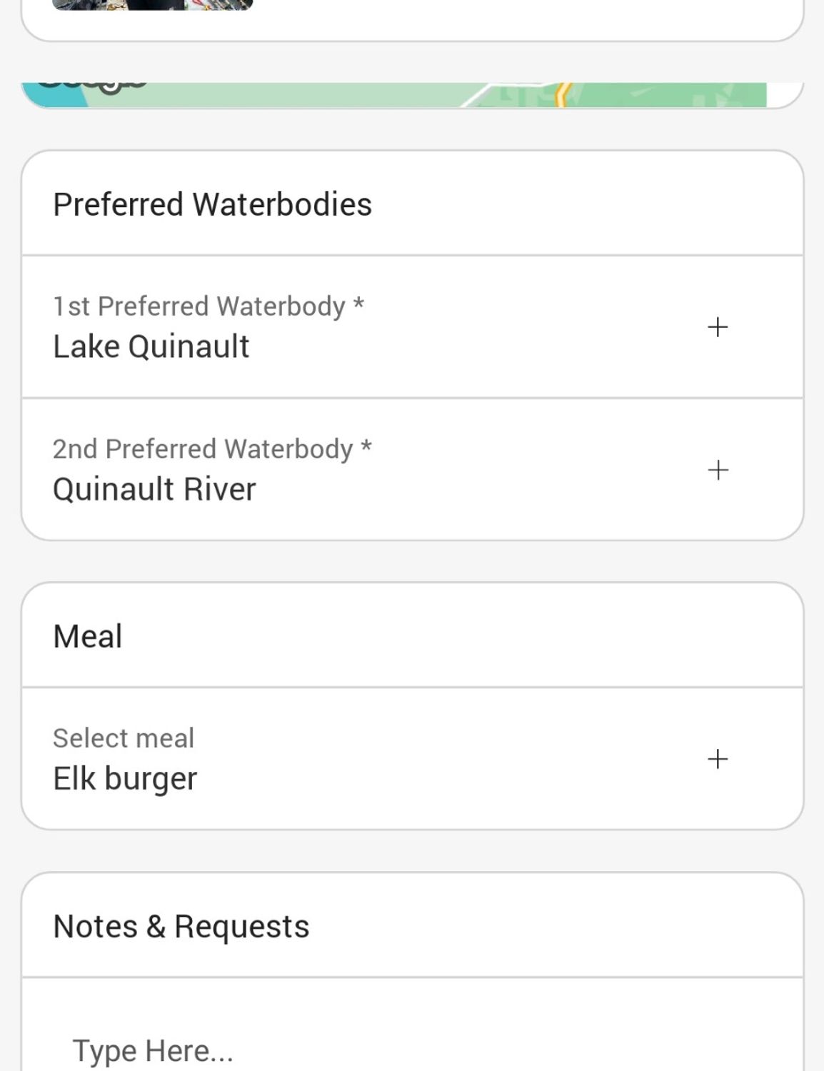 Test fishing reports Android 