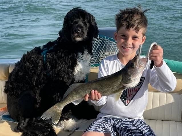 Lake Erie Walleye Charter with Dogs | Black H2o