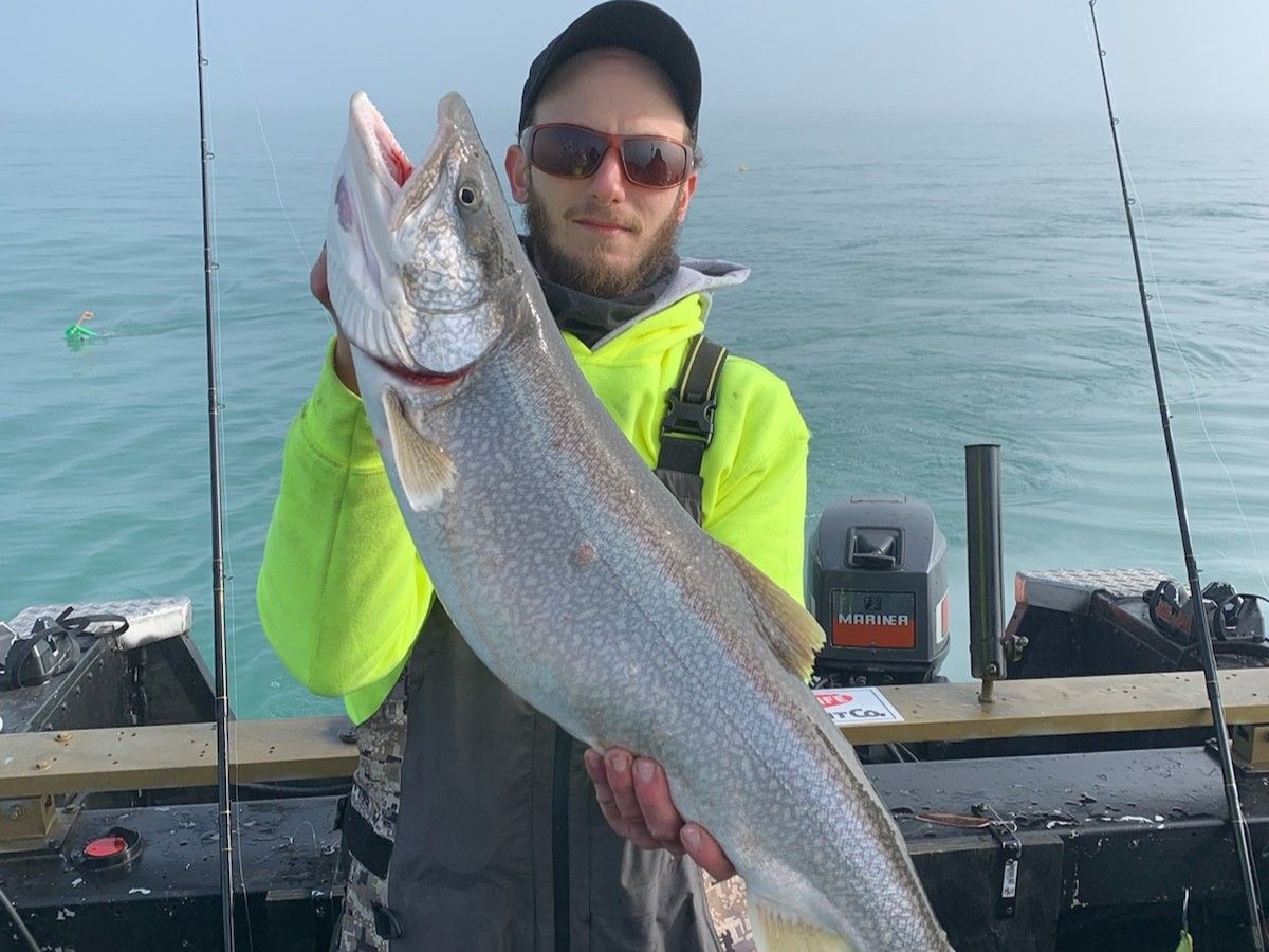 Morning Salmon Fishing Lake Michigan FISH ON LLC
