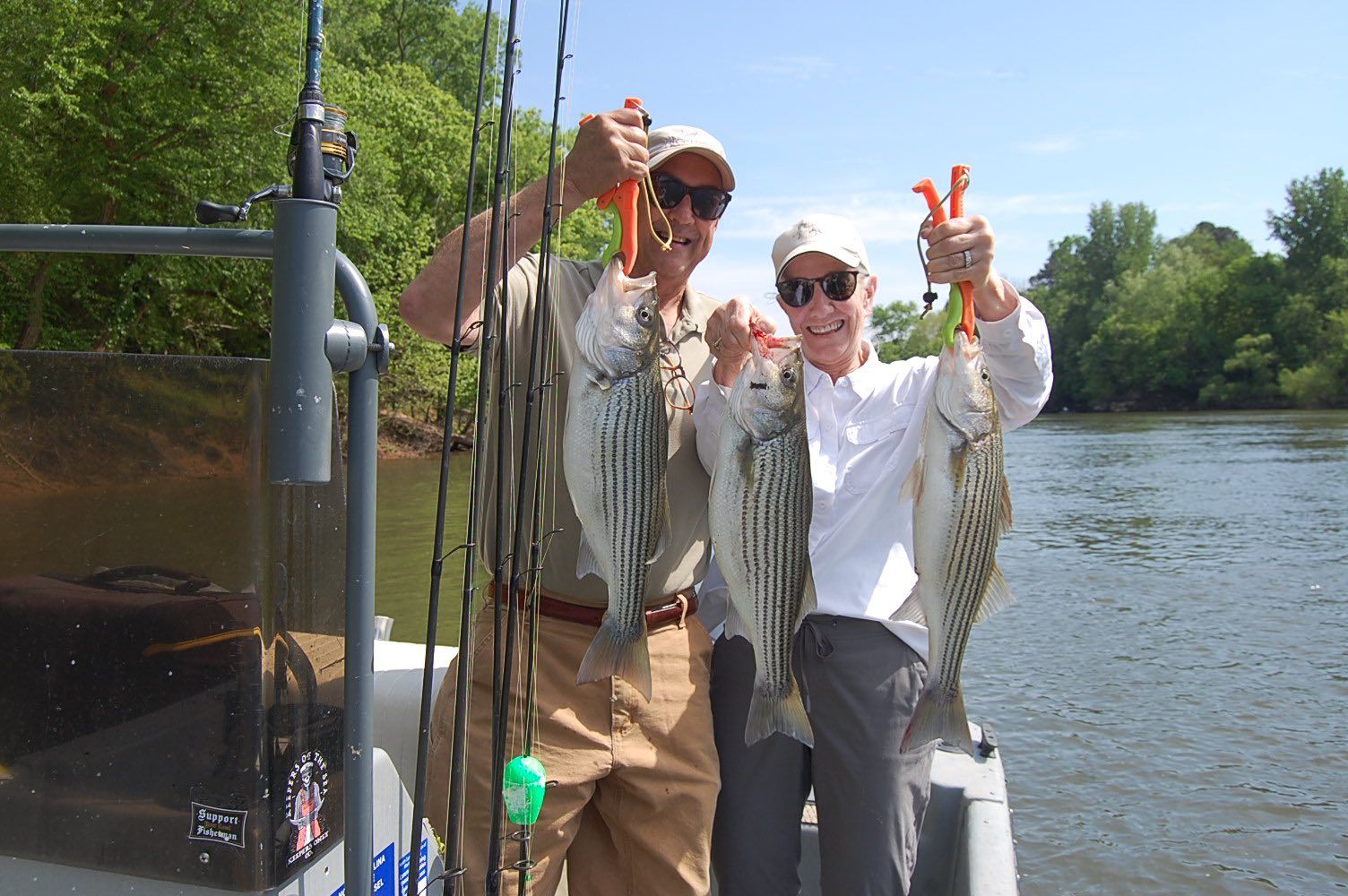 Weekend Bass & Catfish Charters in NC Rivers