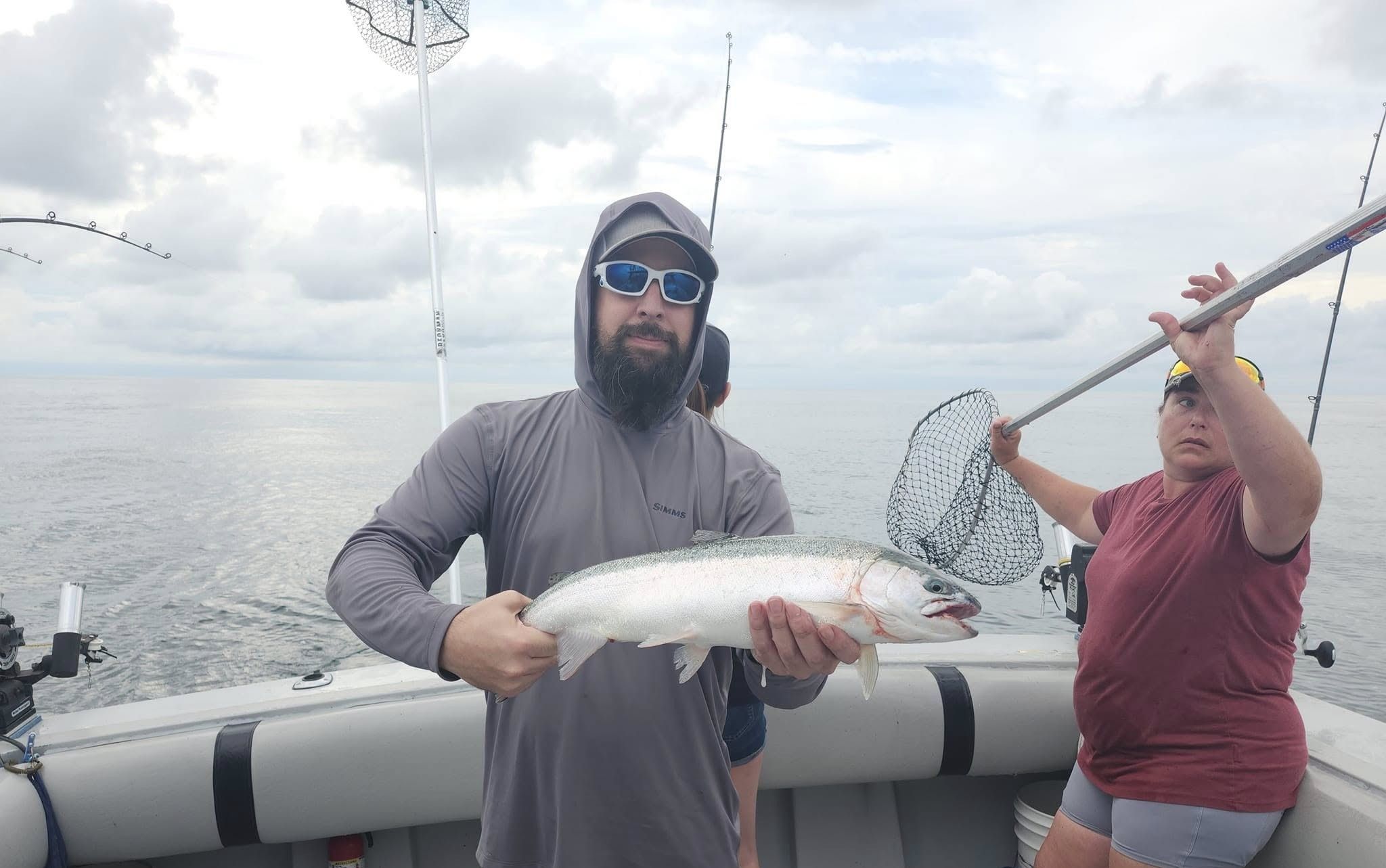 Lake Erie AM Steelhead Fishing with Makin Memories